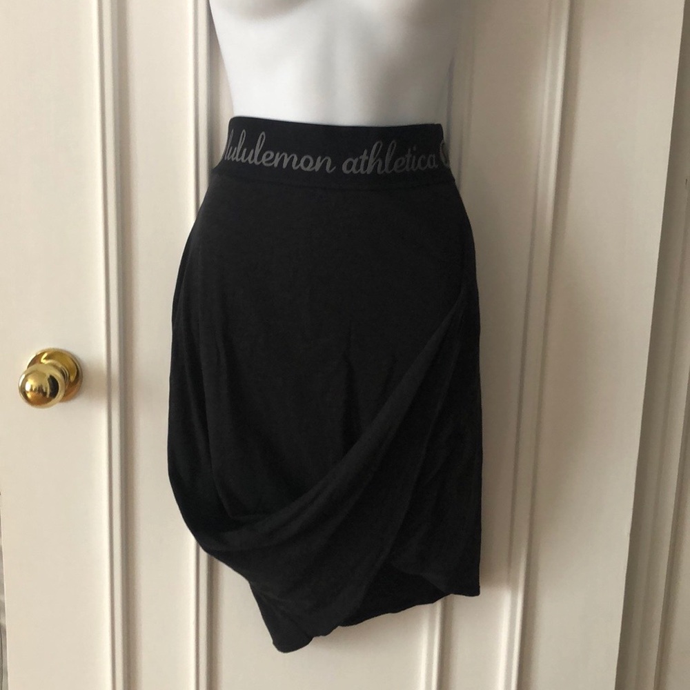 Lululemon ruched wrap skirt.
